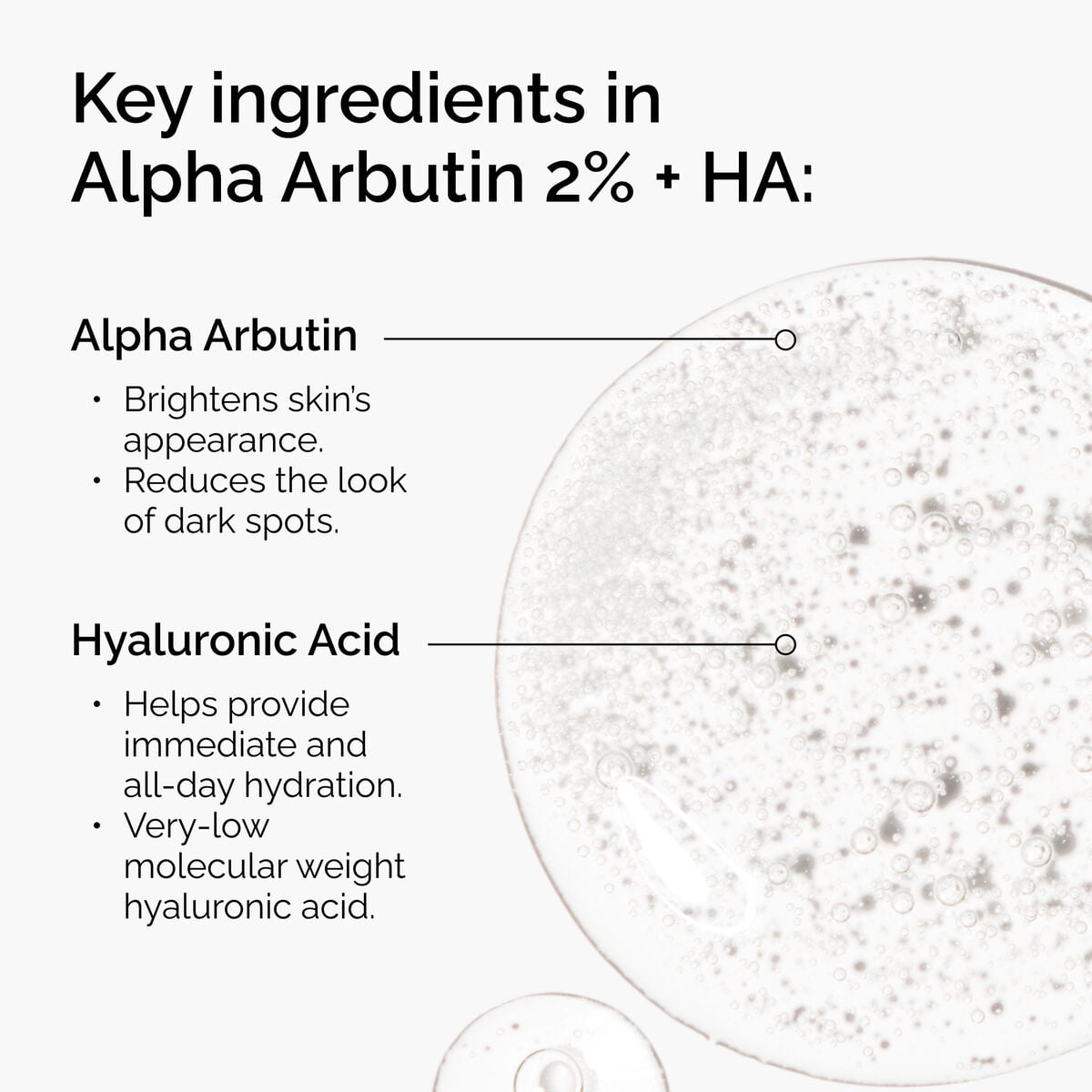 Alpha Arbutin + HA Targeted Serum Care Z5