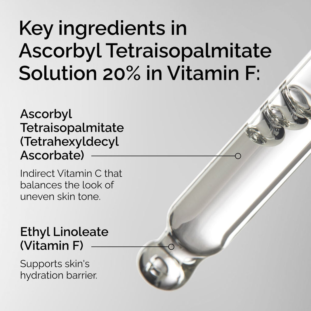 Ascorbyl Tetraisopalmitate Solution in Vitamin F Targeted Serum Care T9