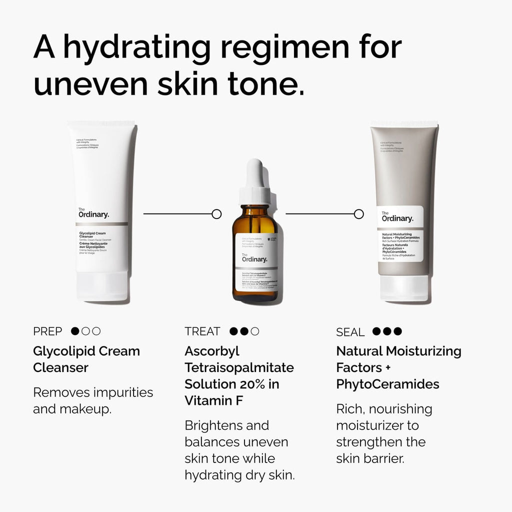 Ascorbyl Tetraisopalmitate Solution in Vitamin F Targeted Serum Care T9