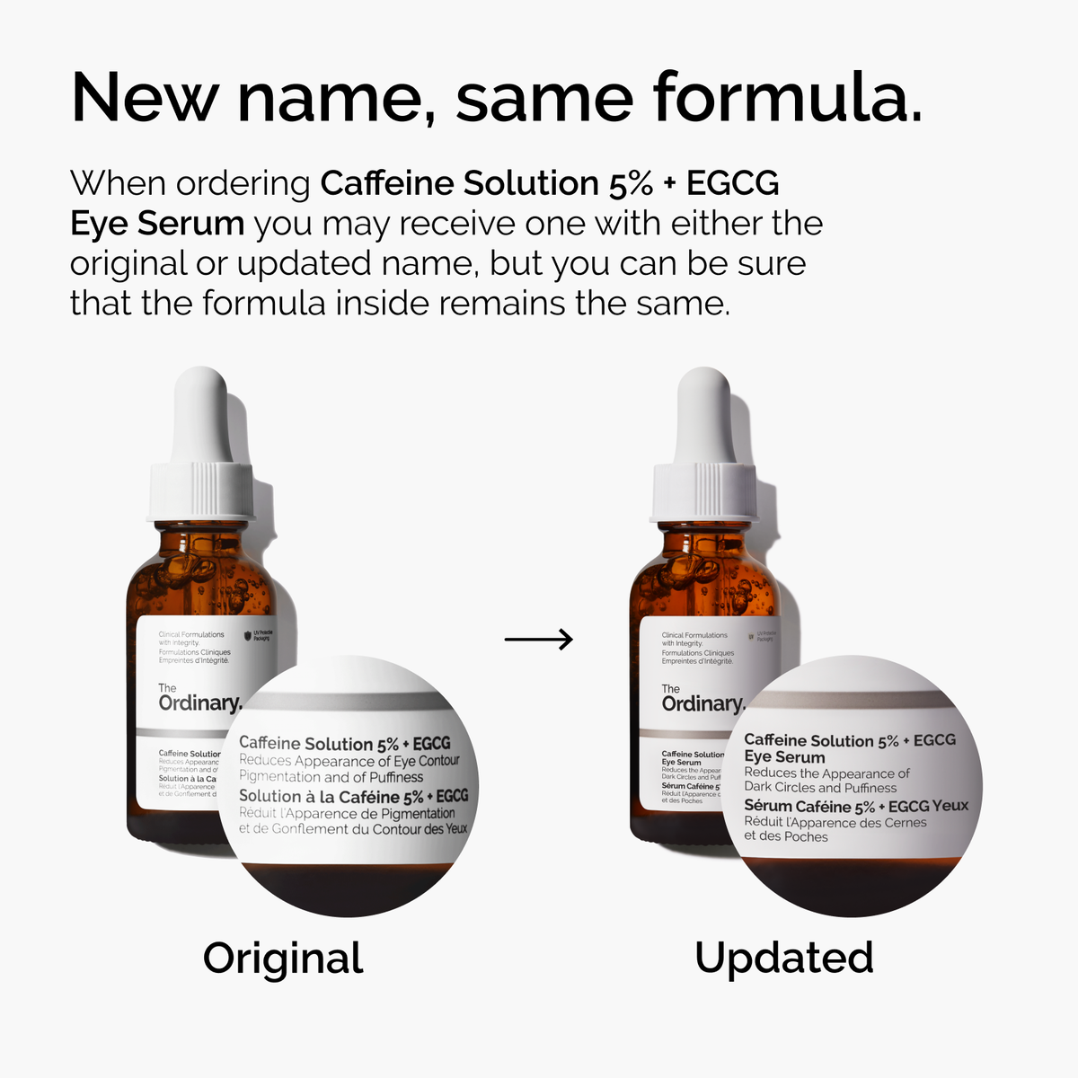 Caffeine Solution + EGCG Eye Serum Targeted Eye Support W8