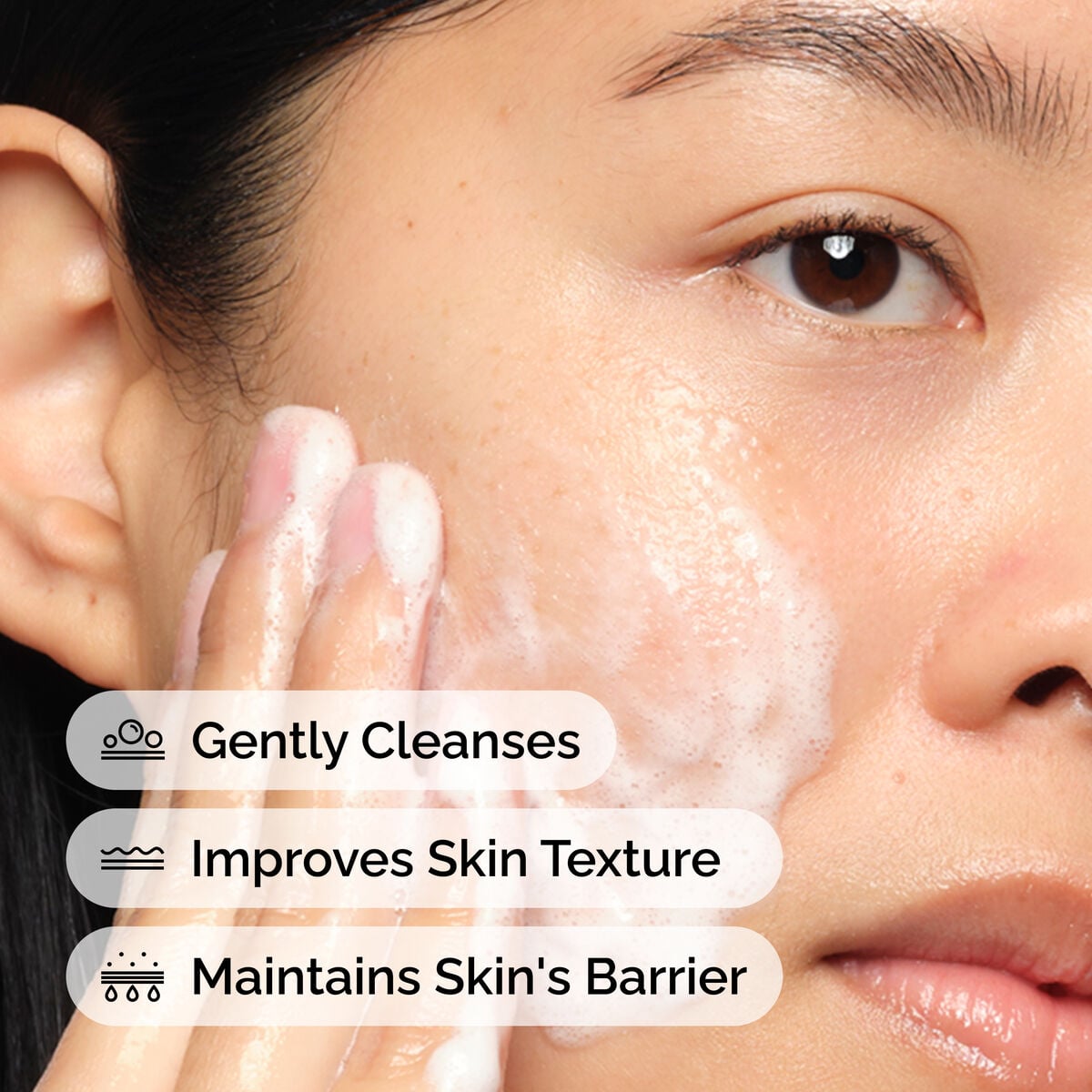 Glucoside Foaming Cleanser Gentle Cleansing Care V2