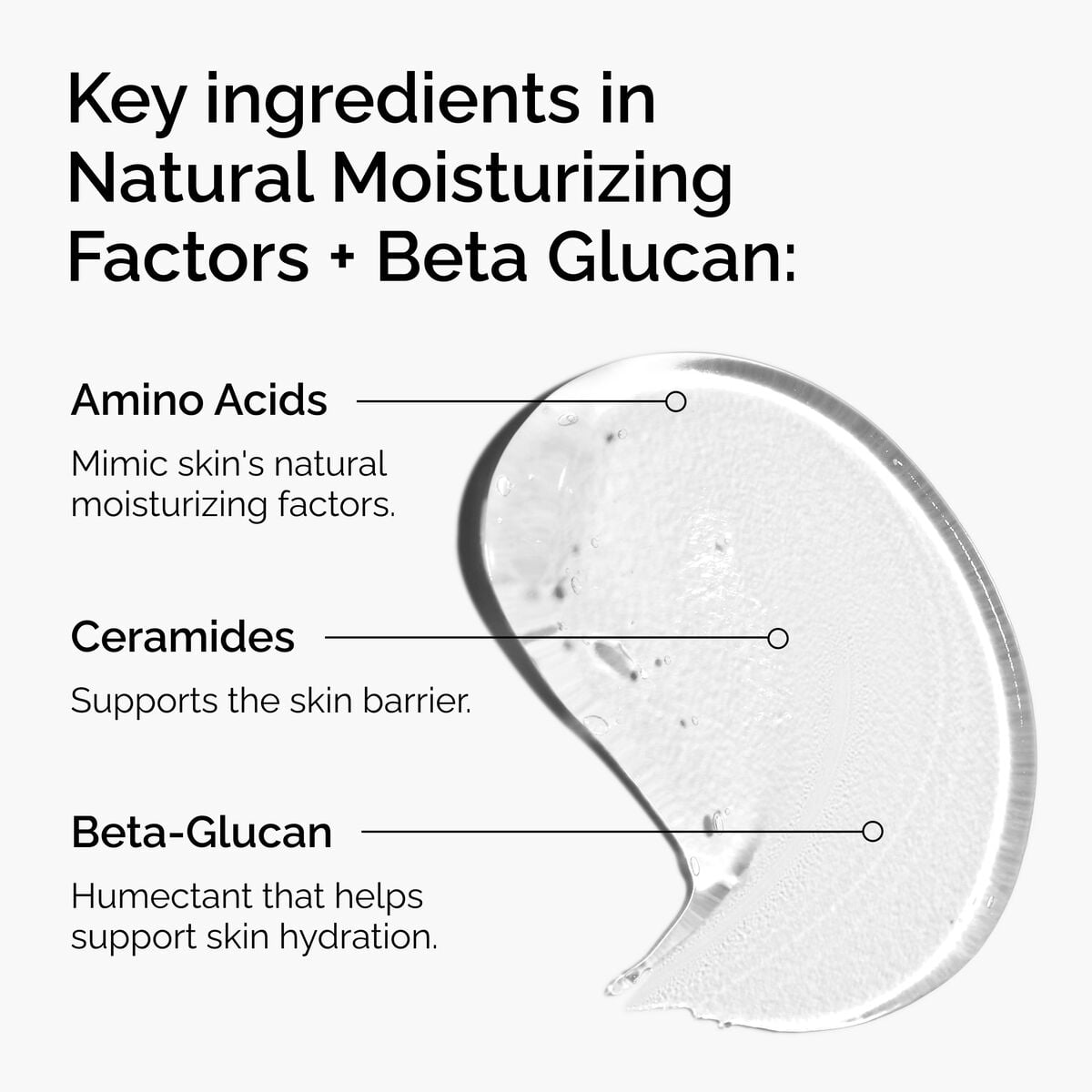 Natural Moisturizing Factors + Beta Glucan Targeted Serum Care O7