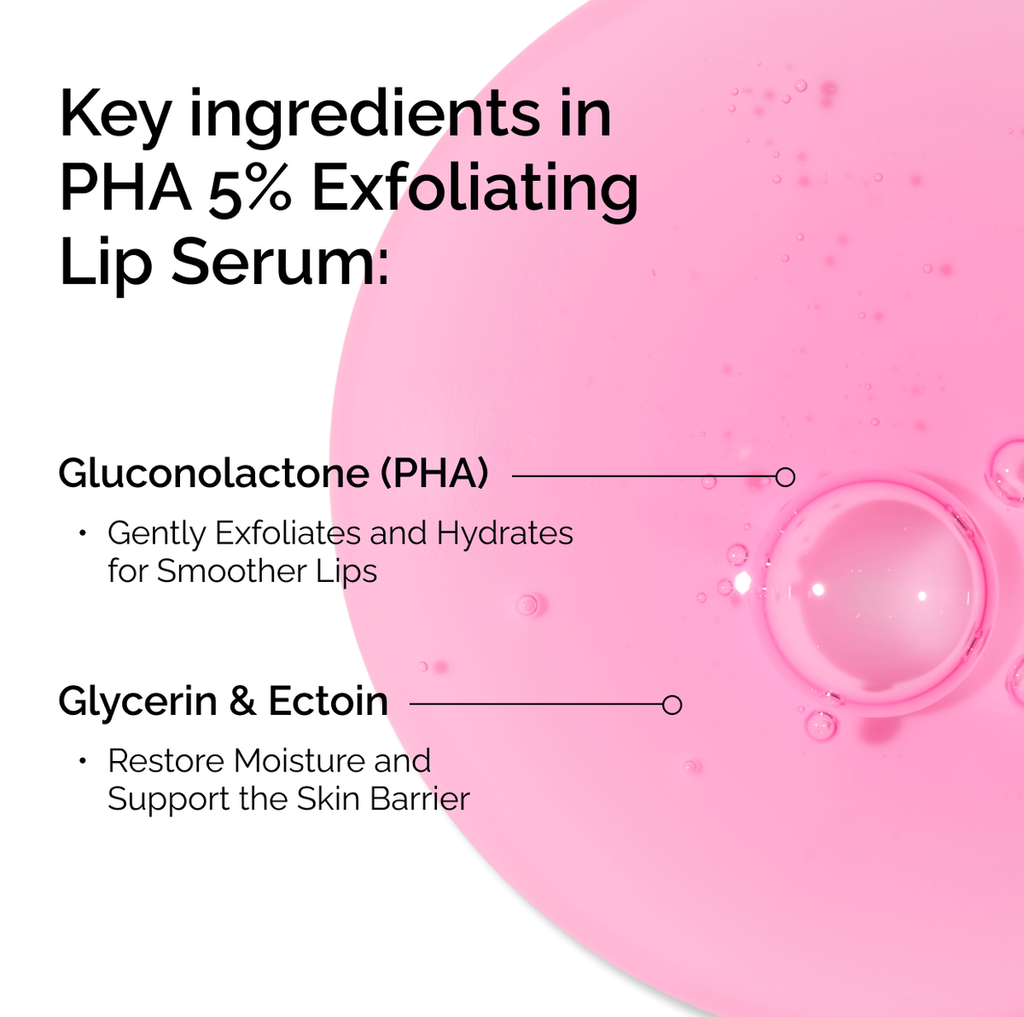 PHA Exfoliating Lip Serum Daily Treatment Ritual R9