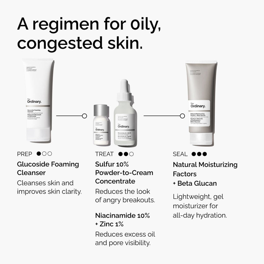 Sulfur Powder-to-Cream Concentrate Daily Treatment Ritual X0