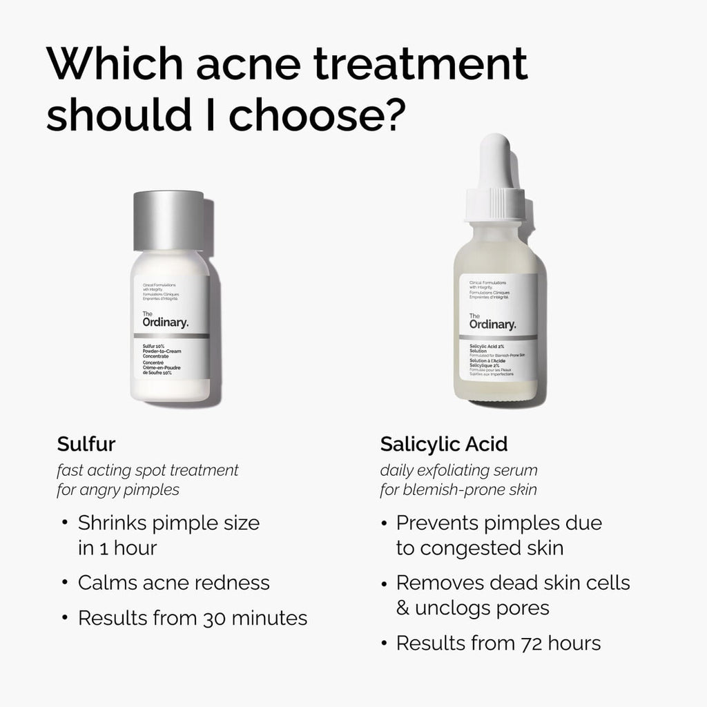 Sulfur Powder-to-Cream Concentrate Targeted Serum Care B1